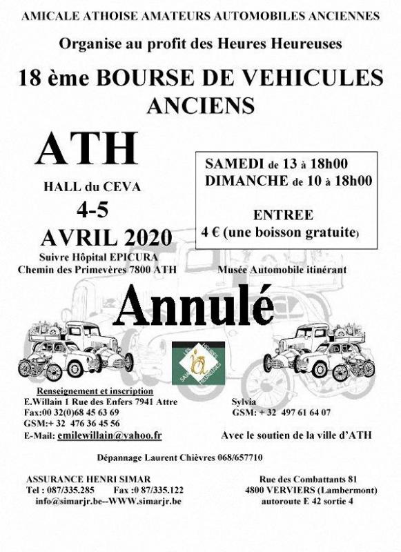 Annulation affiche bourse 2020